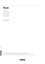 Loewe Rack 110.30 TS Installation Instructions Manual