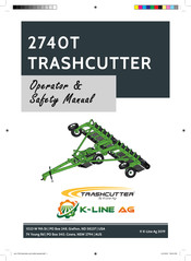 K-Line TRASHCUTTER 2740T Operators Safety Manual