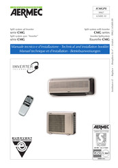 AERMEC CMG 70 IE Technical And Installation Booklet