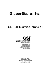Welch Allyn GSI 38 Service Manual