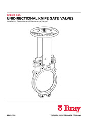 Bray 950 Series Installation, Operation And Maintenance Manual