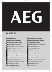 AEG ACS18B30 Original Instructions Manual