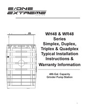 E-one WH481 Installation Instructions & Warranty Information