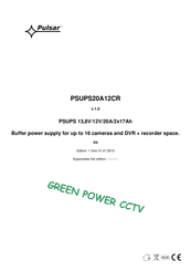 Pulsar PSUPS20A12CR Manual