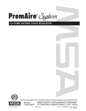 Msa PremAire Manual
