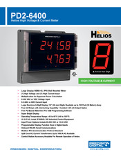 Precision Digital Corporation Helios PD2-6400 Manual