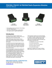 Precision Digital Corporation ProVu PDA1004 Instruction Manual