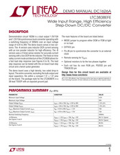 Linear Technology DC1626A Demo Manual