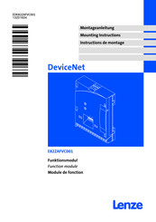 Lenze E82ZAFVC001 Mounting Instructions