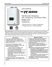 Laars FT Series User Manual