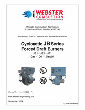 Webster JB Series Installation, Startup, Operation And Maintenance Manual