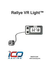 iCO Racing Rallye VR Light Manual
