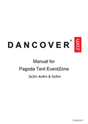 Dancover Pagoda Tent EventZone Manual
