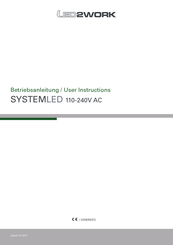 LED2WORK SYSTEMLED Series User Instructions