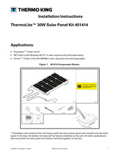 Thermo King ThermoLite 401414 Installation Instructions Manual