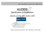 Sune Technology AUDI09 Specifications & Installation