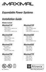 Altronix Maximal33E Installation Manual