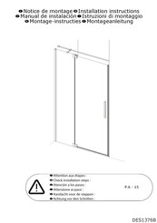 Kinedo Eclipse-p Installation Instructions Manual