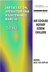 Dunham-Bush ACXi 165-5SP-LN Installation, Operation And Maintenance Manual