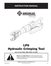 Textron Greenlee LP6-02 Instruction Manual