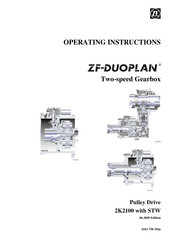 ZF-DUOPLAN 2K2100 Operating Instructions Manual