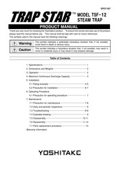 Yoshitake TRAP STAR TSF-12 Series Product Manual