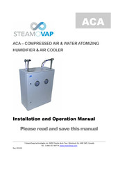 SteamOvap ACA-NOZZ6 Installation And Operation Manual