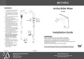 METHVEN Aroha 01-9267 Installation Manual