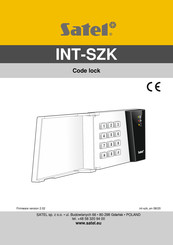 Satel INT-SZK Manual