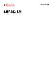 Canon LBP253 SM Manual