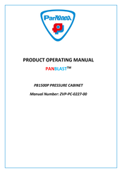 Panblast PB1500P Product Operating Manual