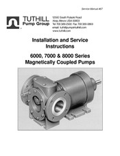 Tuthill 6000 Series Installation And Service Instructions Manual