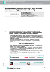 Pepperl+Fuchs VAA-2E2A-KE1-SE Installation Instructions Manual