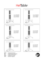HotTable 10202-TA-RC Original Instructions Manual