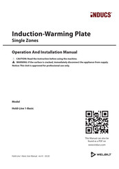 Welbilt INDUCS Hold-Line 1-Basic Operation And Installation Manual
