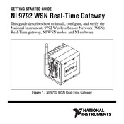 National Instruments NI 9792 WSN Getting Started Manual