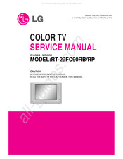 LG RT-29FC90RB Service Manual