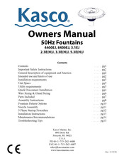 Kasco 4400EJ Owner's Manual