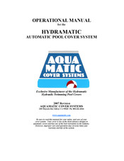 Aquamatic HYDRAMATIC Operational Manual