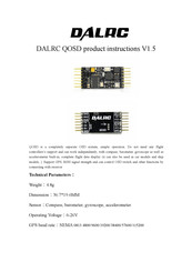 DALRC QOSD Product Instructions