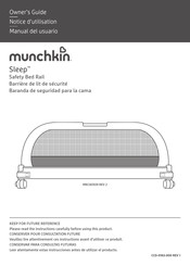 Munchkin Sleep Safety Bed Rail Owner's Manual