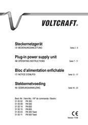 VOLTCRAFT 51 83 03 Operating Instructions Manual