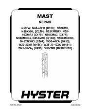 Hyster MAST N50F Repair Manual