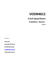 VOLTA VODN4612 Installation Manual