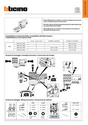 Bticino G47XM63 Manual