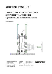 Skipper ETNSLJB Operation And Installation Manual