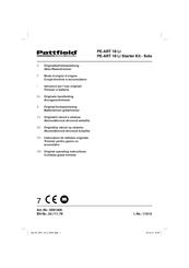 Pattfield Ergo Tools PE-ART 18 Li Starter Kit - Solo Original Operating Instructions