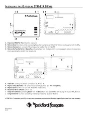 Rockford Fosgate SYMMETRY EPX2 Quick Start Manual