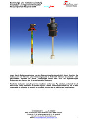 Buhler Nivotemp NV74 Installation And Operation Instruction Manual
