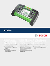 Bosch KTS 200 Operating Instructions Manual